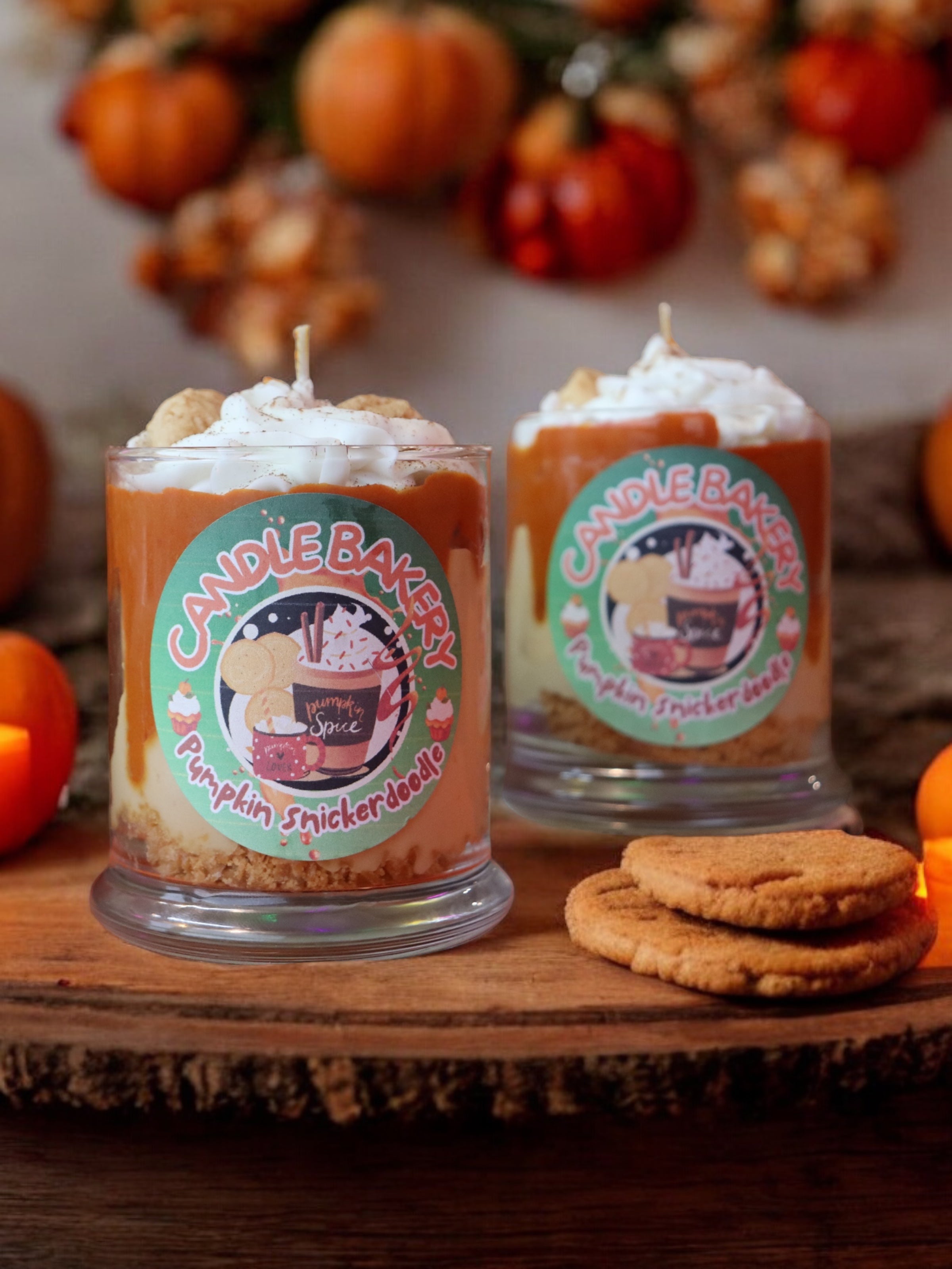 Pumpkin Snickerdoodle Cookie Candle