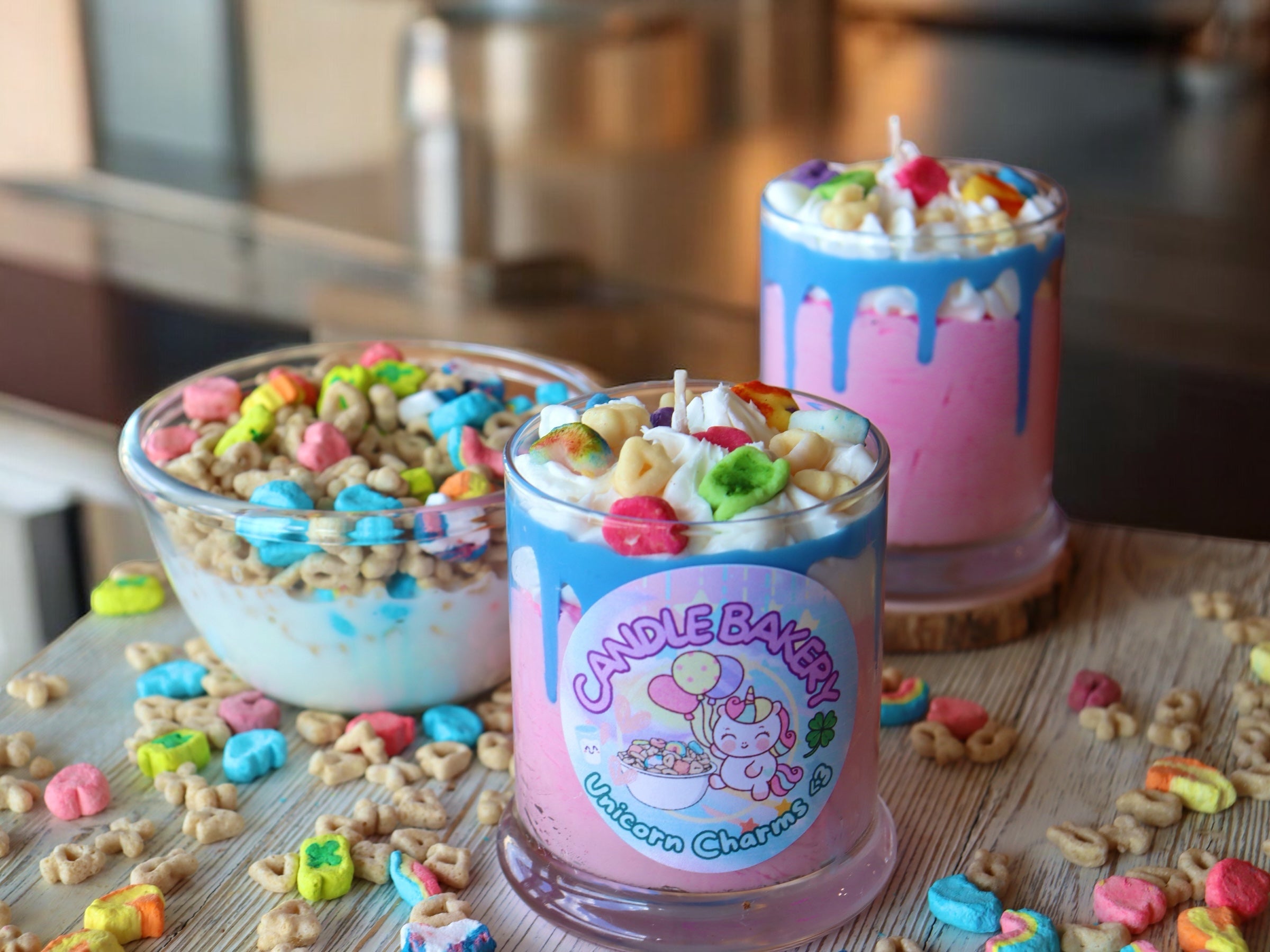 Unicorn Charms Candle