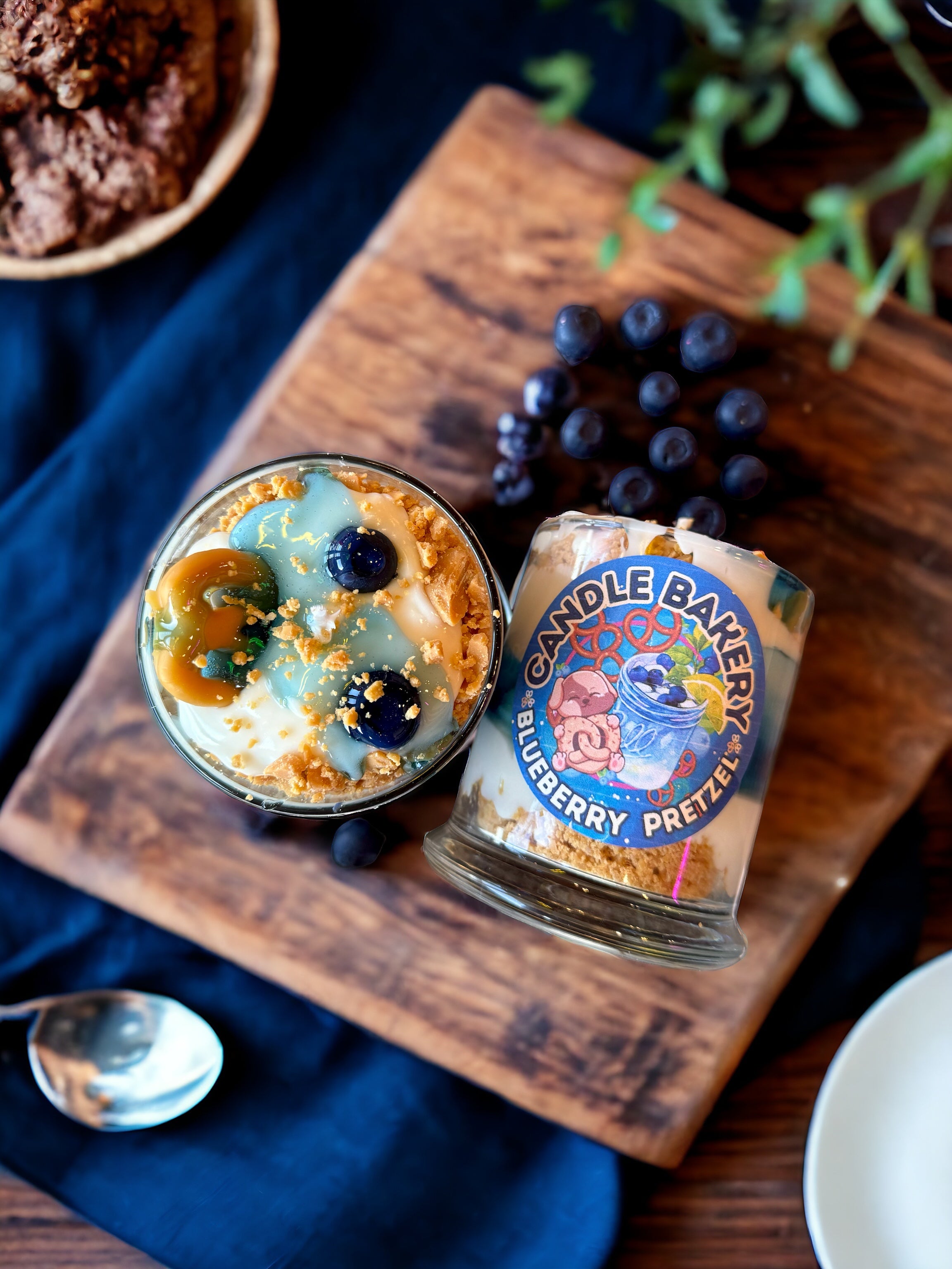 Blueberry Pretzel Crunch Candle