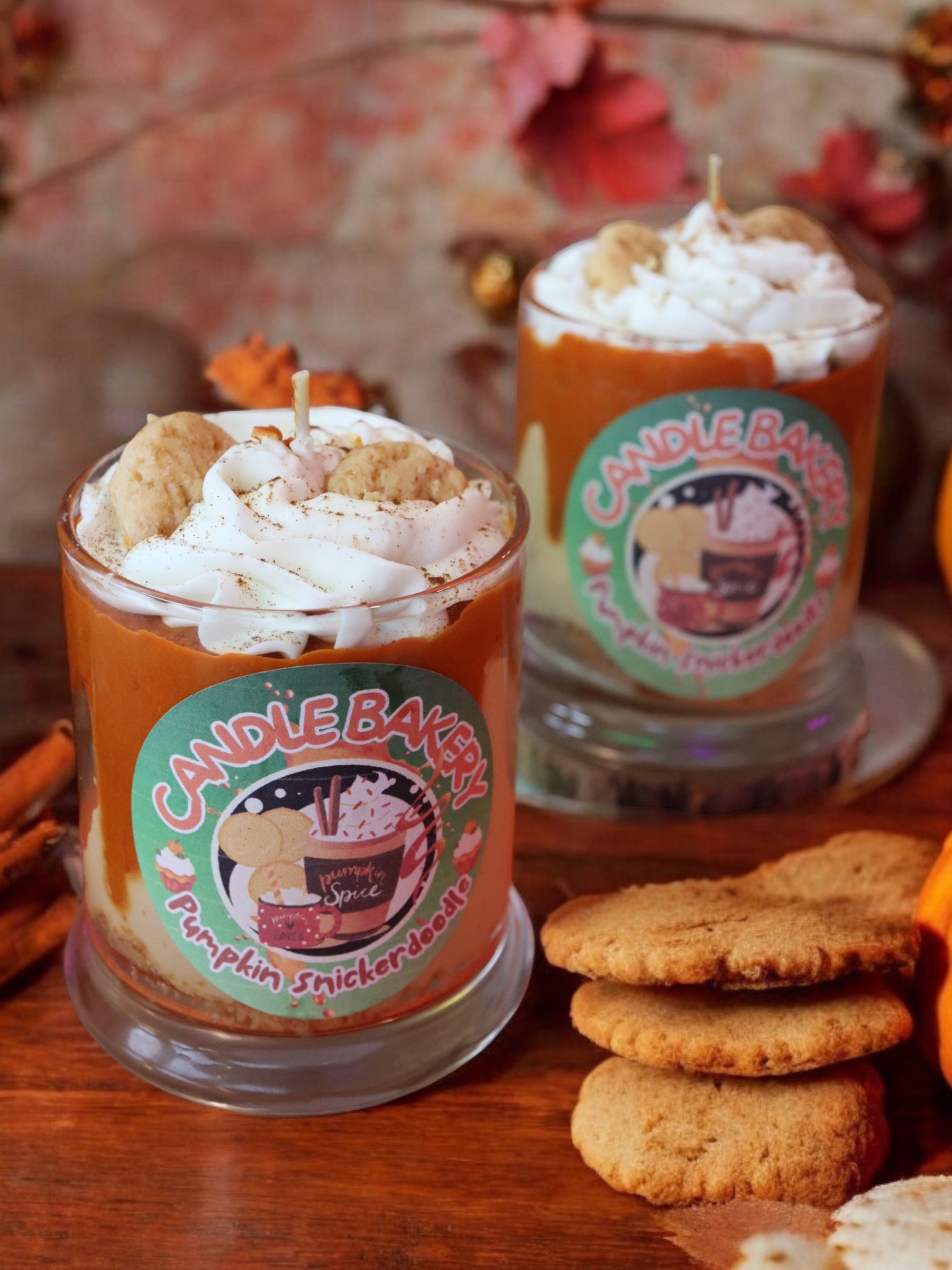 Pumpkin Snickerdoodle Cookie Candle