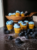 Blueberry Buttercream Cupcakes